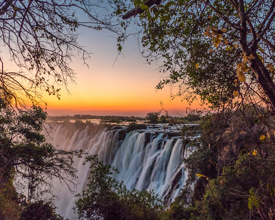 Sundown Over The Falls