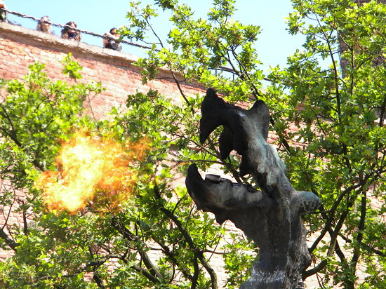 Dragon statue, Wawel, Kraków