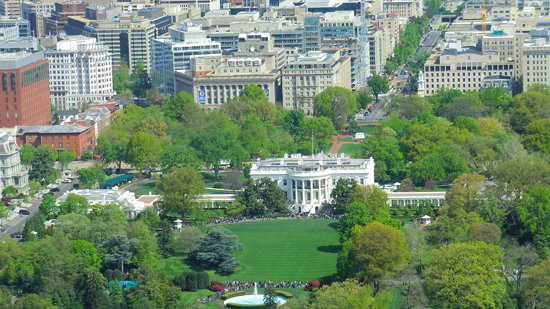 Washington D.C.: White House - south facade
