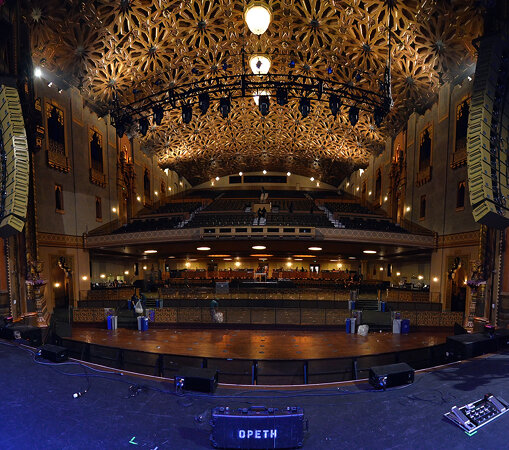 Opeth stage panorama - Fox Theater