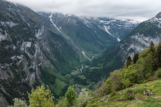 Lauterbrunnental, seen from Mürren