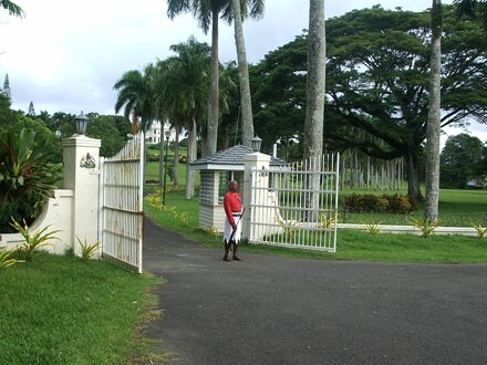 Presidential palace entrance