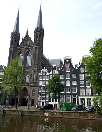 Krijtberg, église catholique St François-Xavier, Centrum, Amsterdam, Hollande septentrionale, Pays-B