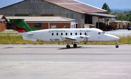 Zambian Airways Beech 1900D 9J-MBO