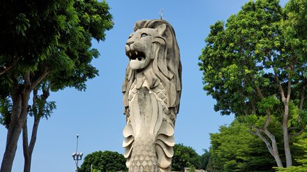 Merlion at Sentosa Island