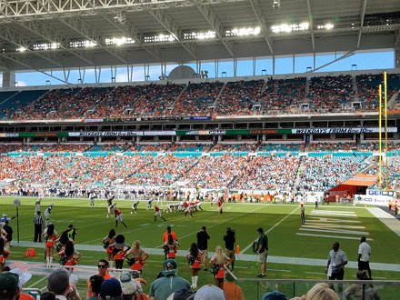 First Miami Hurricanes game!